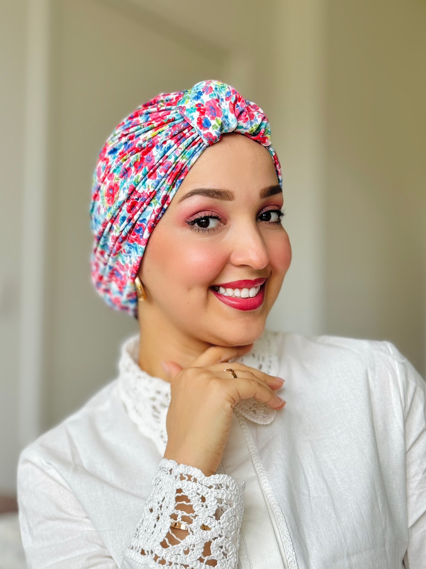 Turban multicouleur -Vintage