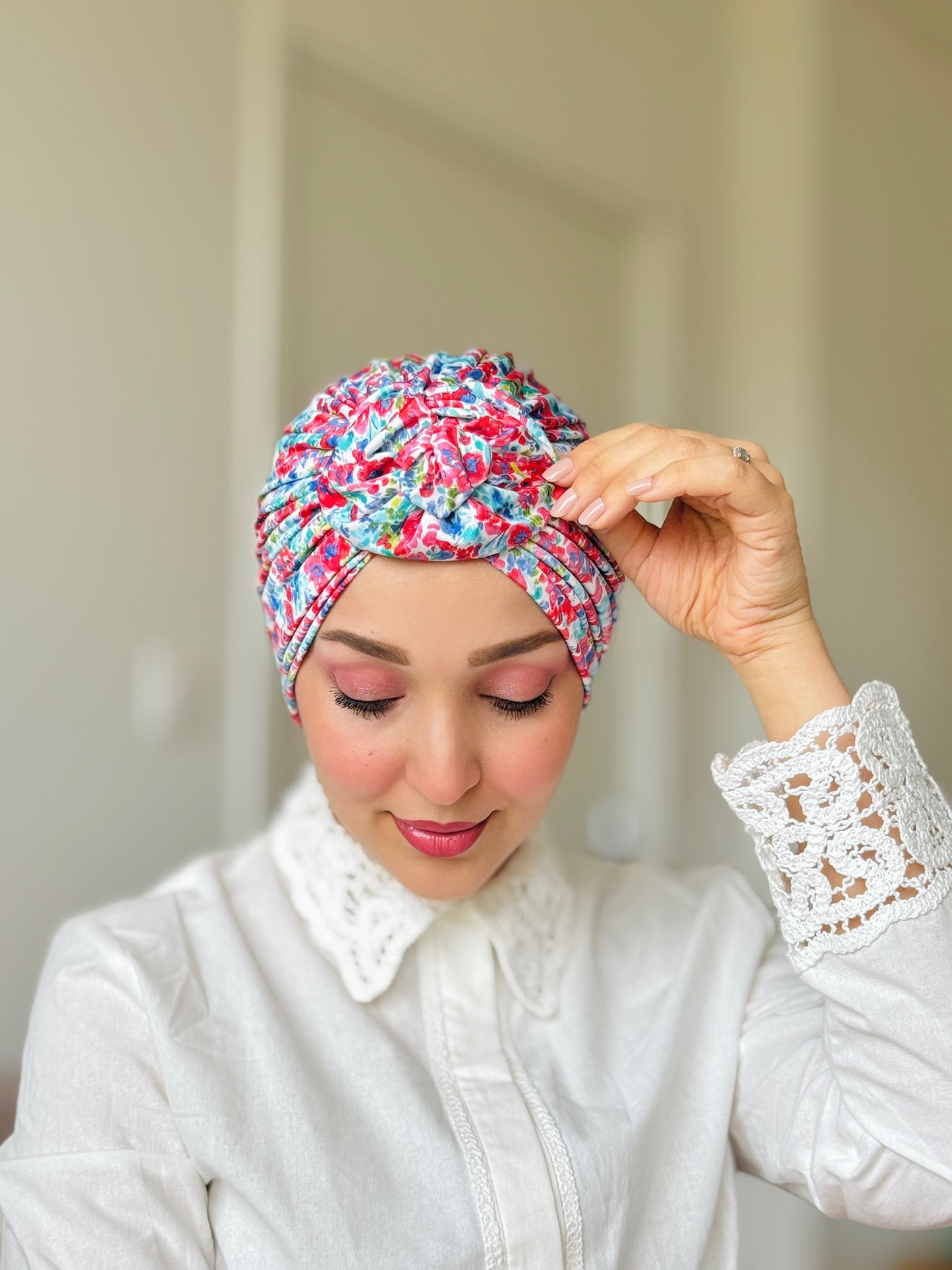 Turban multicouleur -Vintage