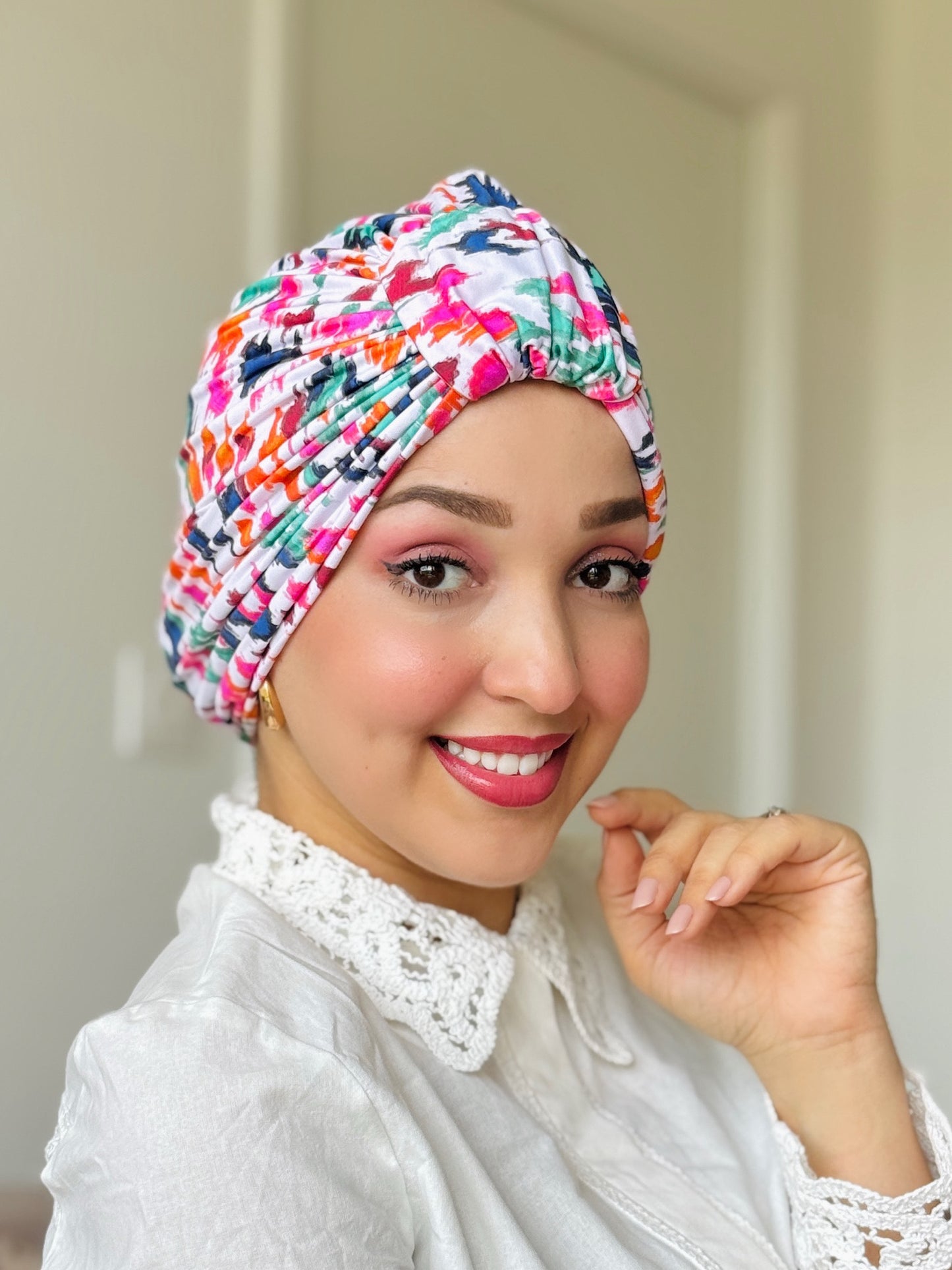 Turban multicouleur -Afro