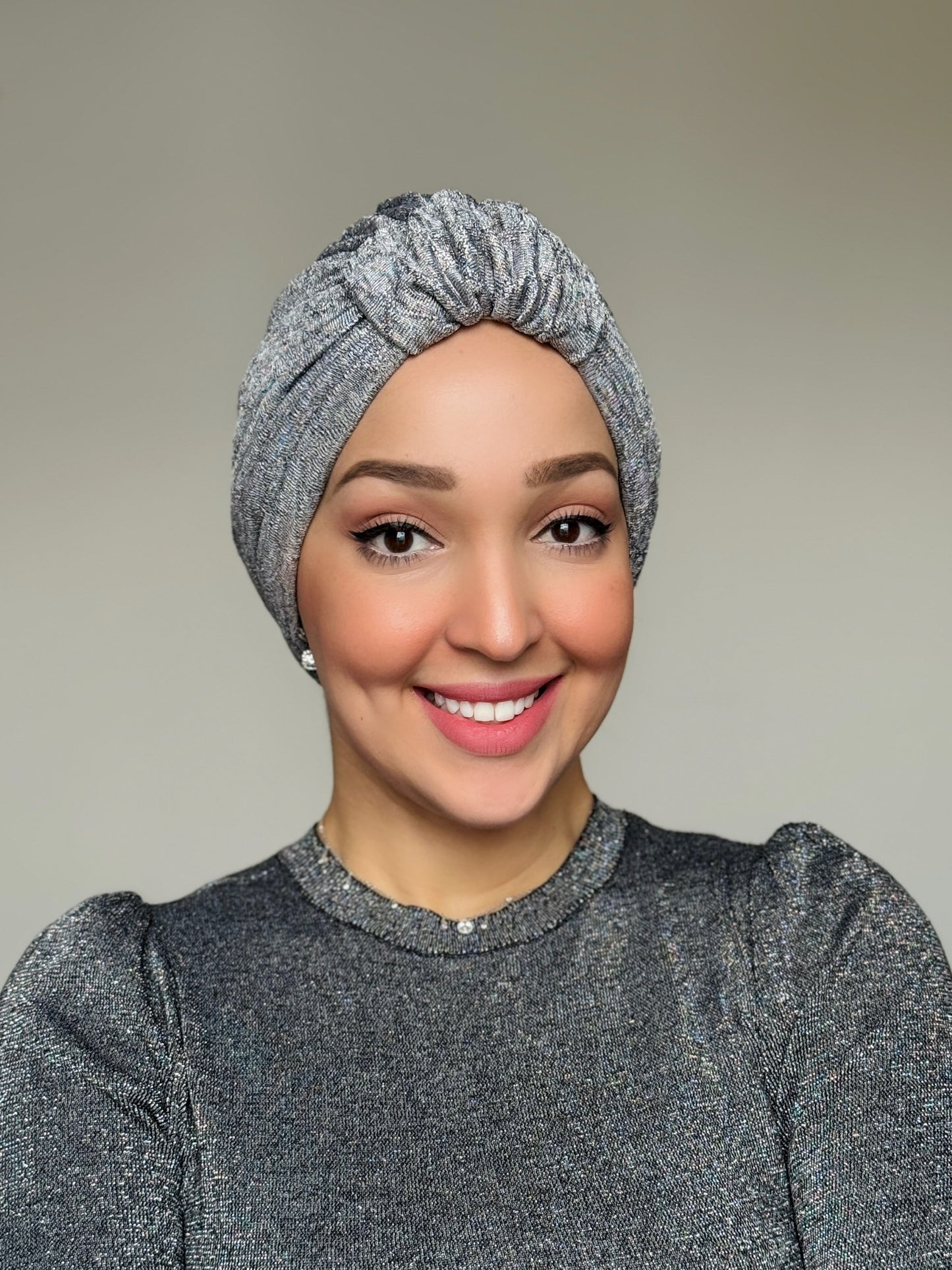 Glossy Turban - Argenté