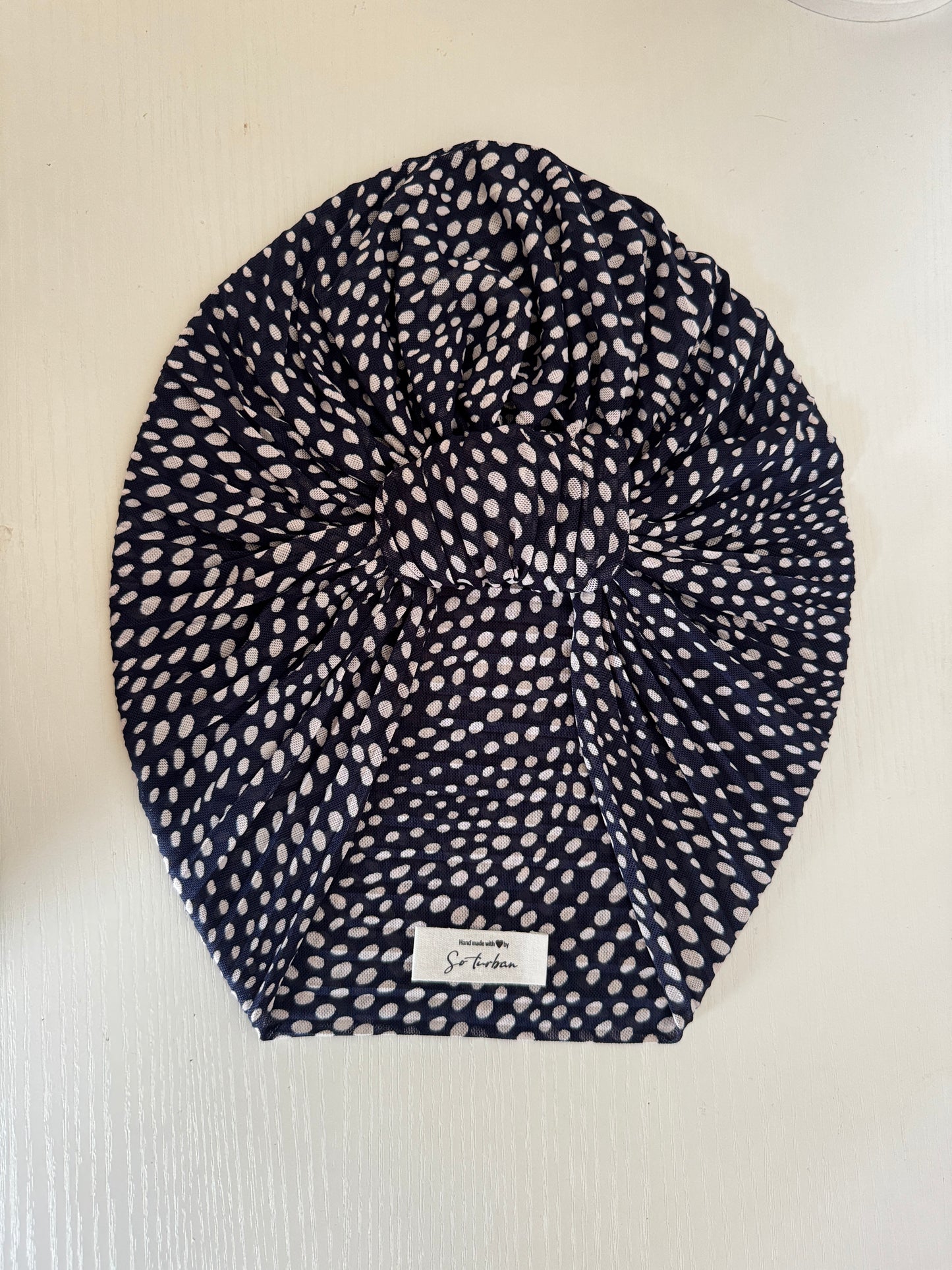 Imprimé Petits Pois -Bleu Marine
