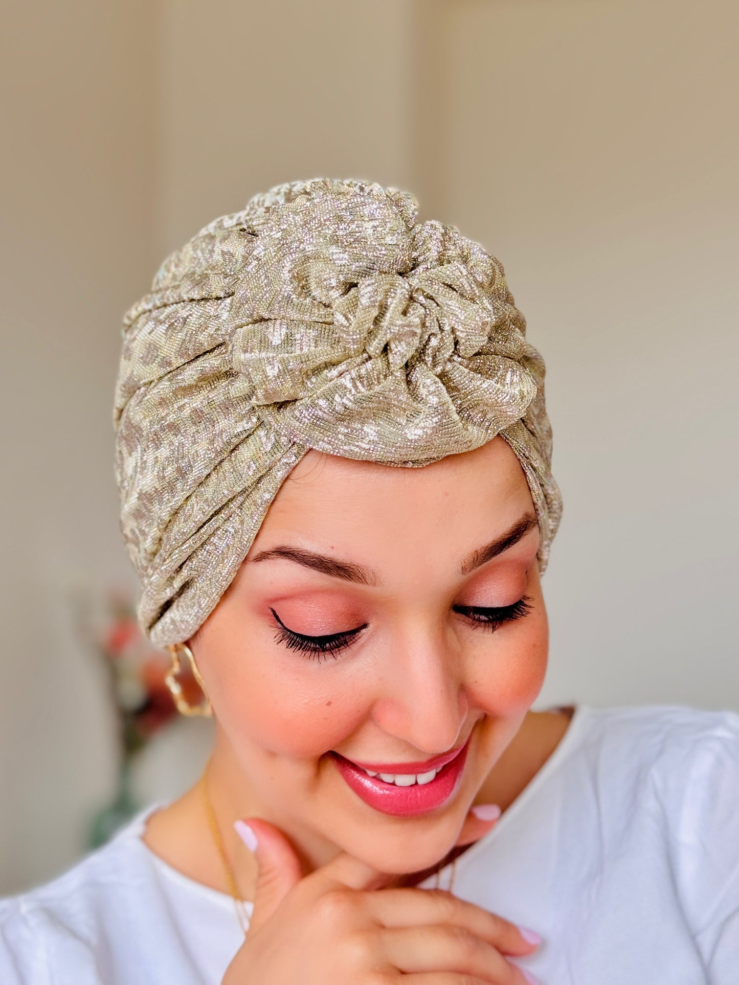 Glossy Turban - Gold