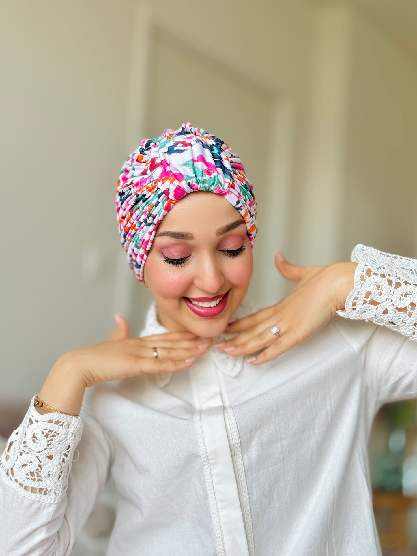 Turban multicouleur -Afro