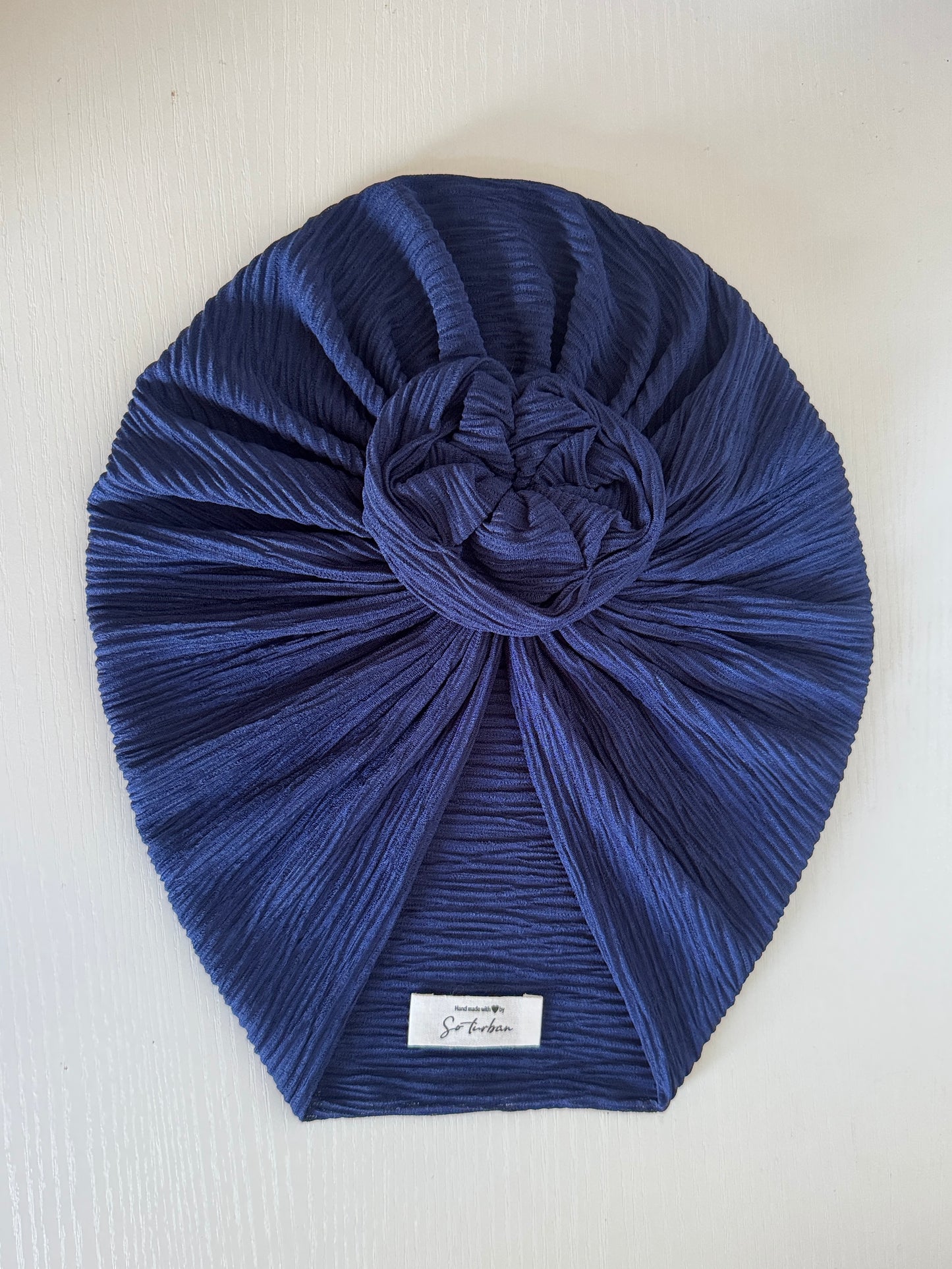 Classy Turban Bleu Marine