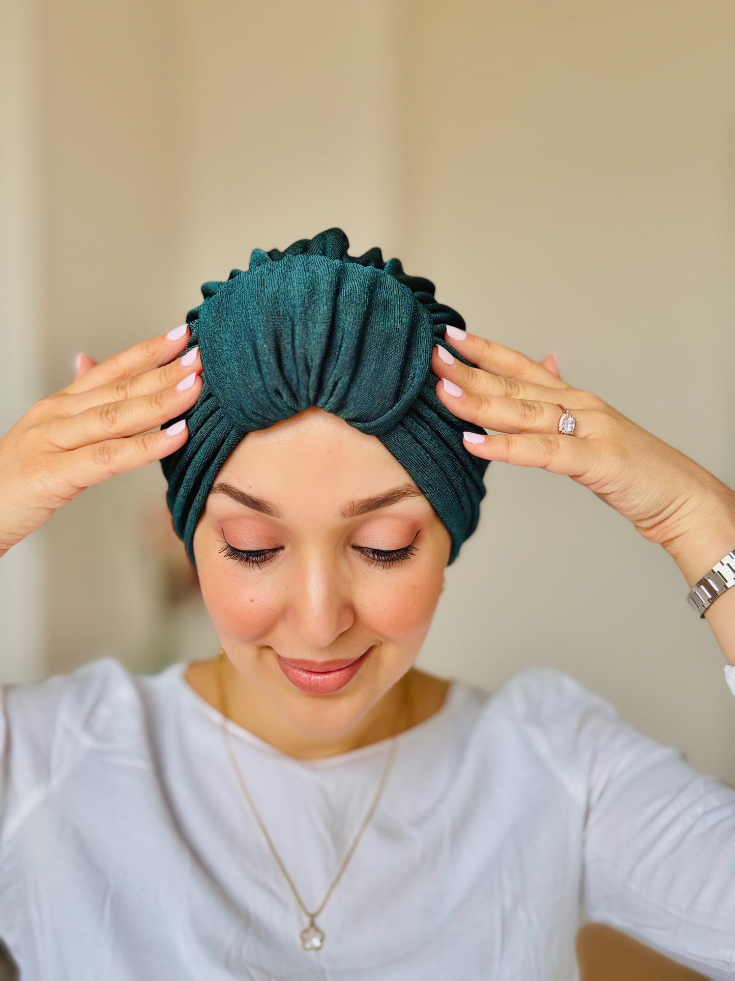 Classy Turban - Vert sapin