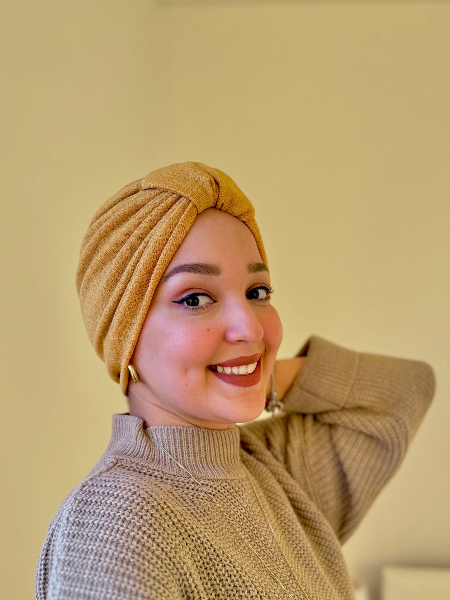Turban - Jaune moutarde