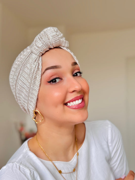 Glossy Turban - Argenté