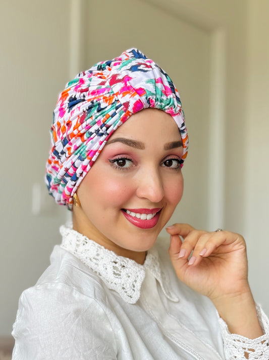 Turban multicouleur -Afro