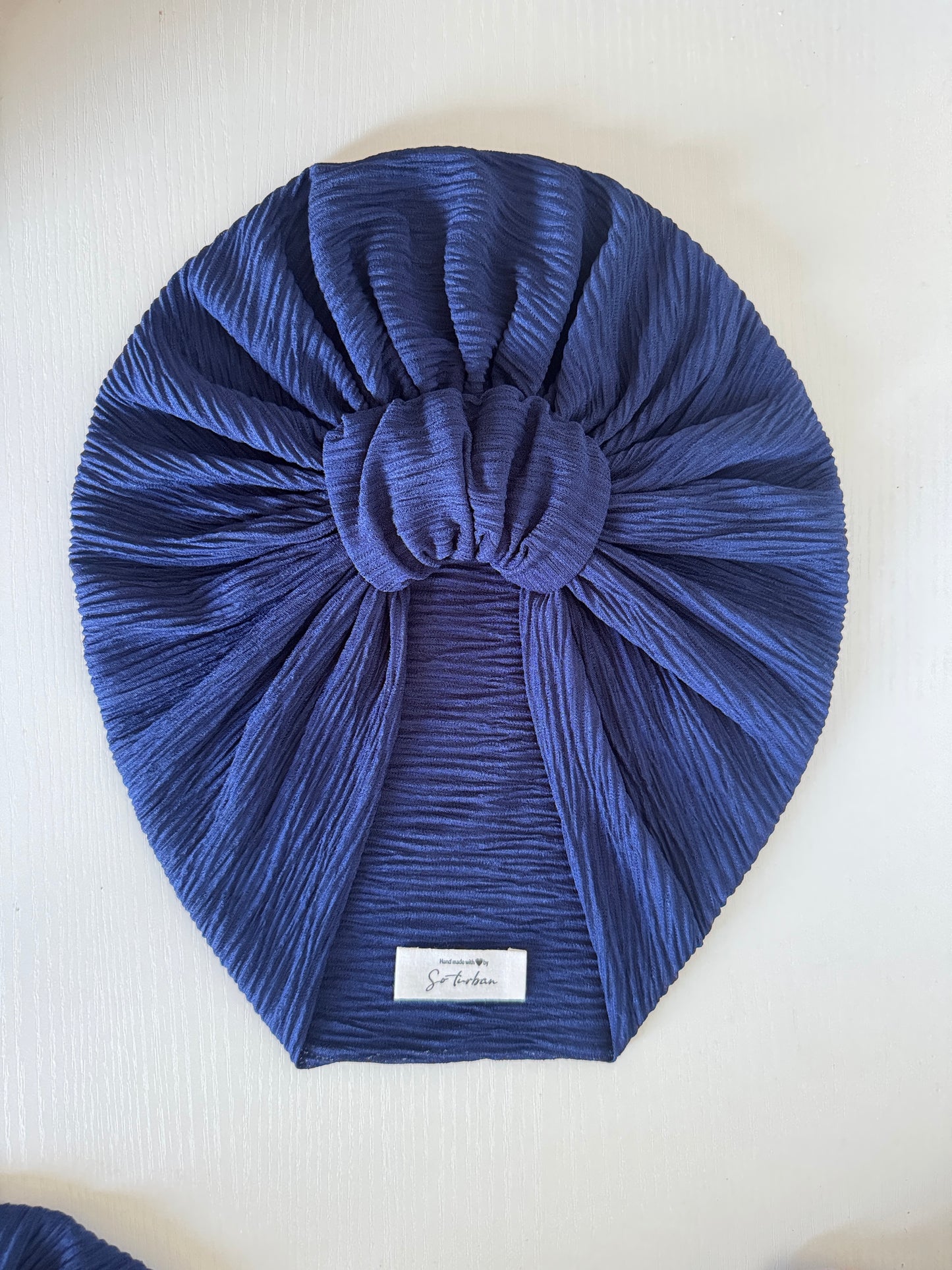 Classy Turban Bleu Marine