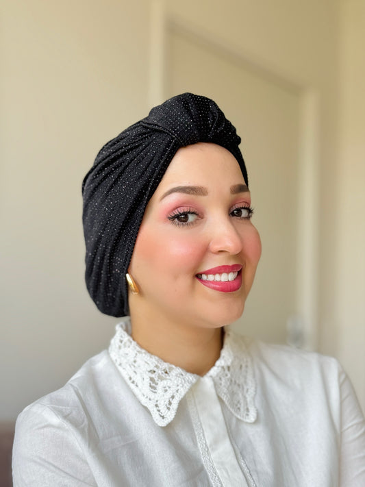 Glossy Turban - Black