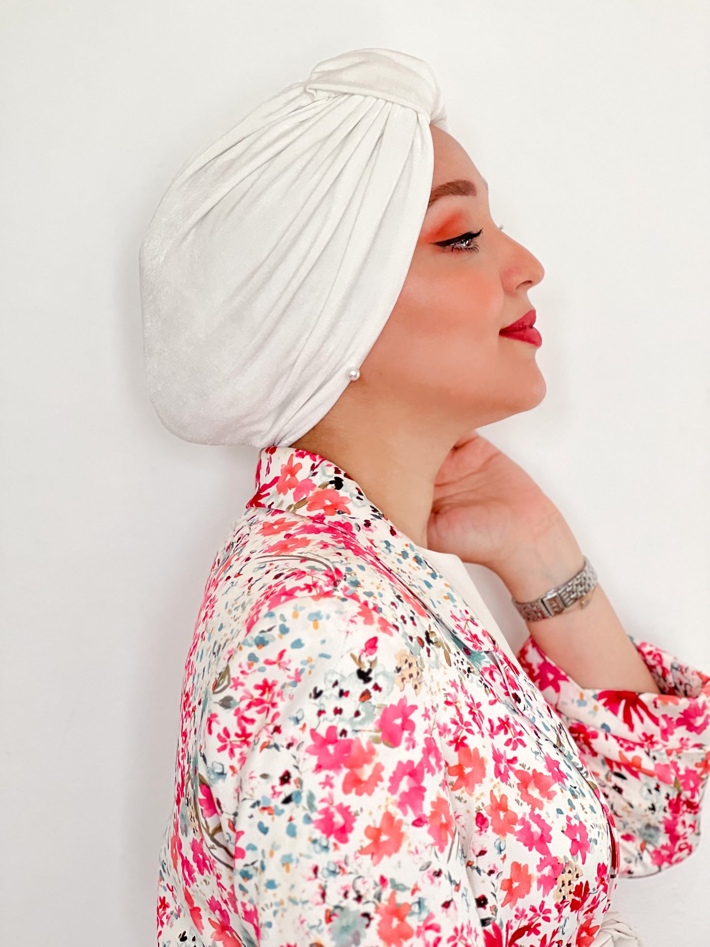 Classy Turban - Blanc cassé