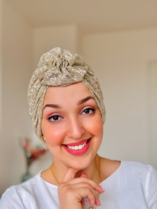 Glossy Turban - Gold