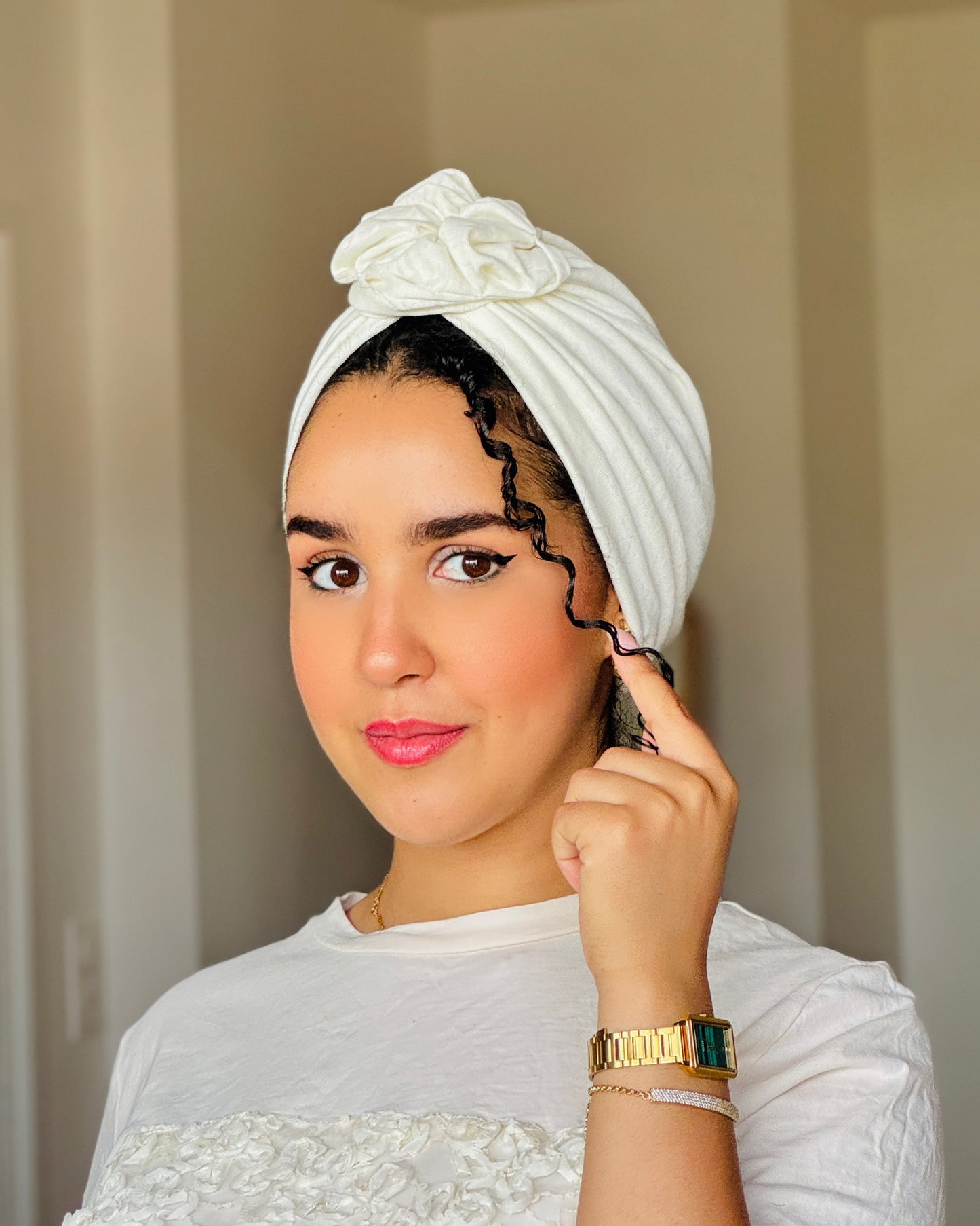 Turban - Blanc cassé