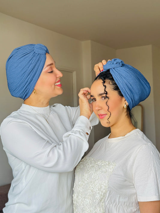 Turban - Bleu Jeans