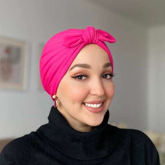 Turban Fuchsia- 3 en 1